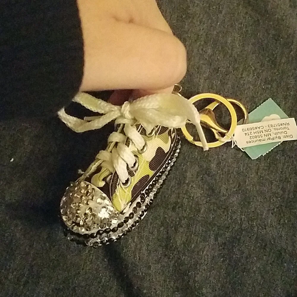 Maurices NWT Camo Blingy Sneaker Keychain